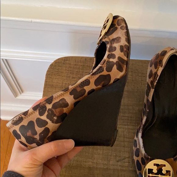 Tory Burch leopard wedges - Picture 3 of 9